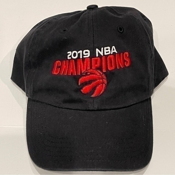 Toronto Raptors Mens Hat Cap 2019 NBA Finals Champions Clean Up Adjustable NWT - Picture 3 of 7